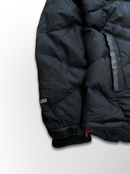 Brugt Vinterjakke Dunjakke The North Face Baltoro Summit Series 800 Hyvent Vind og Vandtæt Jakke i Sort S Small dame kvinde