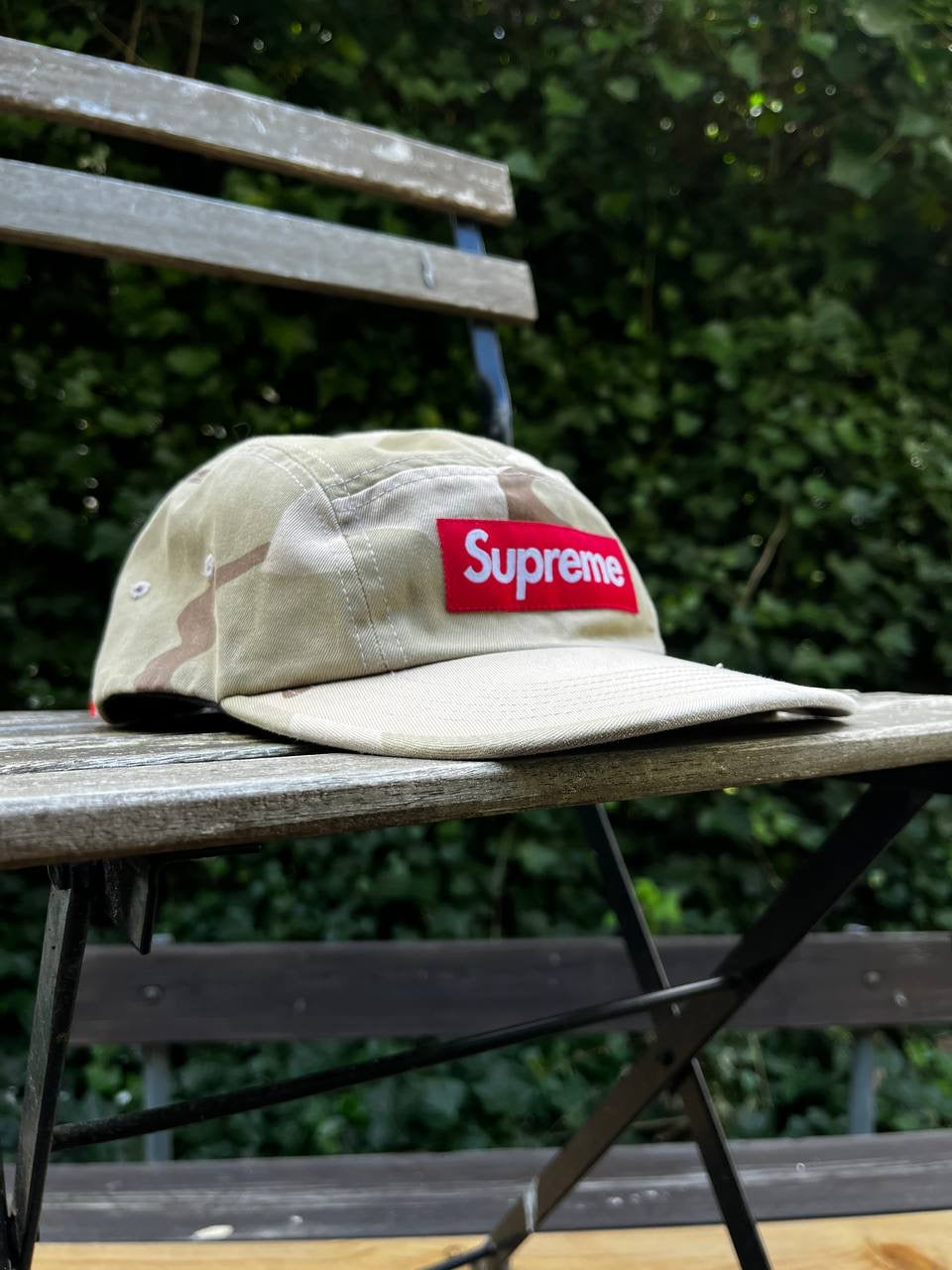 Supreme Cap i Beige Helt ny Brand New