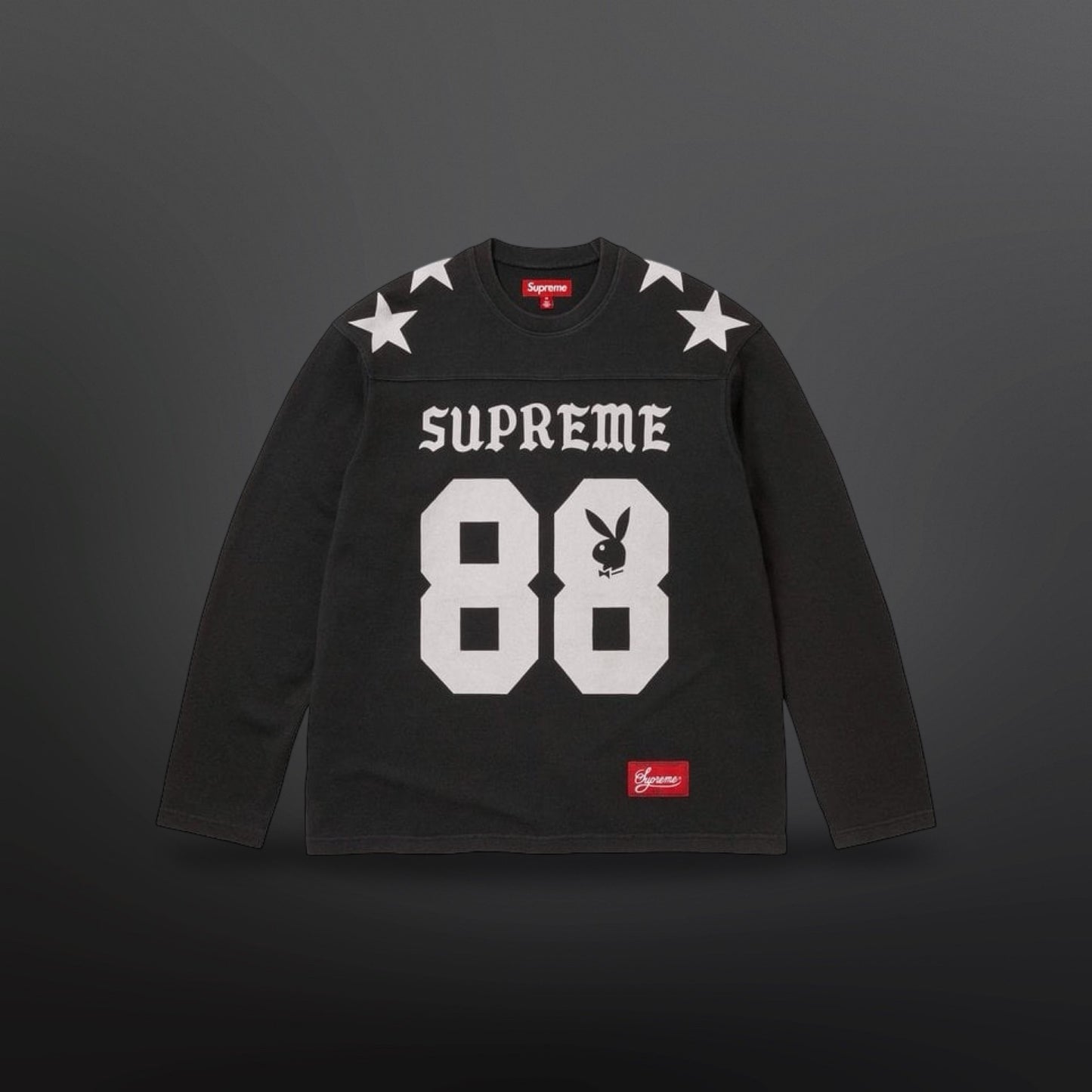 Supreme x Playboy Football L/S – Black (Str. S) Longsleeve Trøje