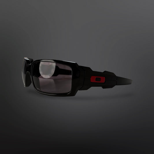 Oakley Oil Drum – Black/Red Icon (Vintage Y2K)