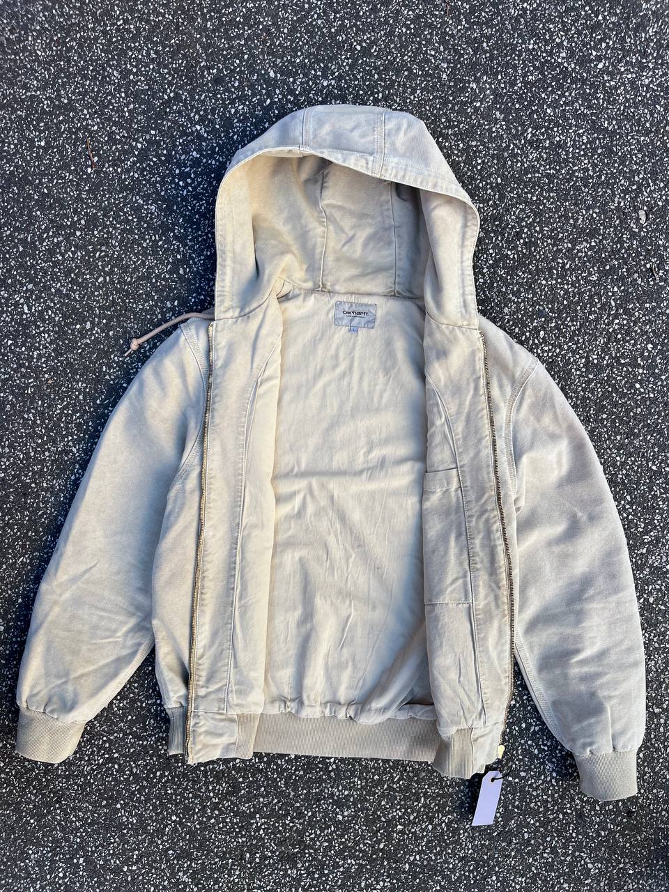 Vintage Carhartt Active Jacket i beige Carhartt WIP jakke i L large mænd (unisex)