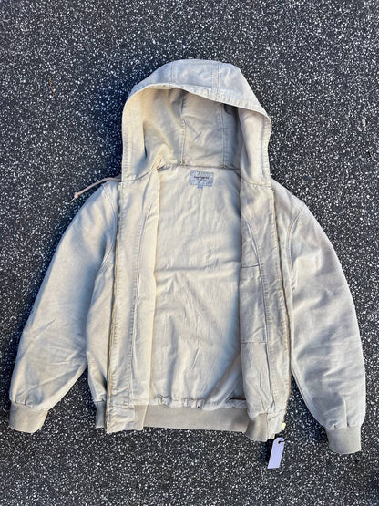 Vintage Carhartt Active Jacket i beige Carhartt WIP jakke i L large mænd (unisex)