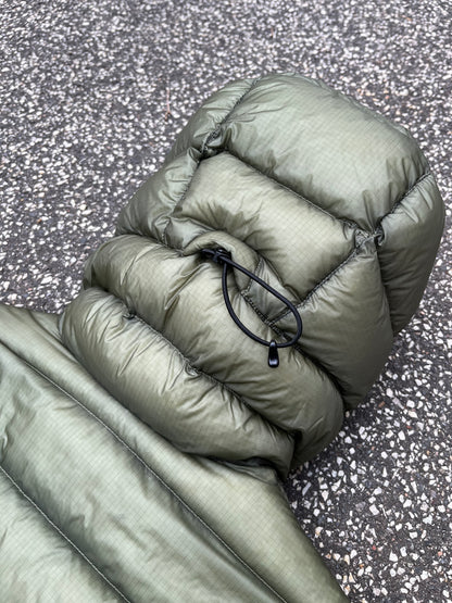 C.P. Company D.D. Shell Down Jacket Olive / Bombay Green, Str. XS – Fitter Small