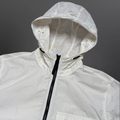 Stone Island Jakke Jacket Overshirt Hvid White M Medium