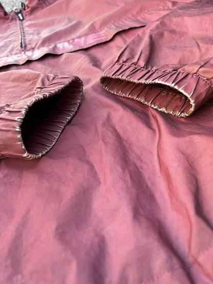 Supreme Reflective Anorak Jakke XL Brugt Used Pink Big Logo