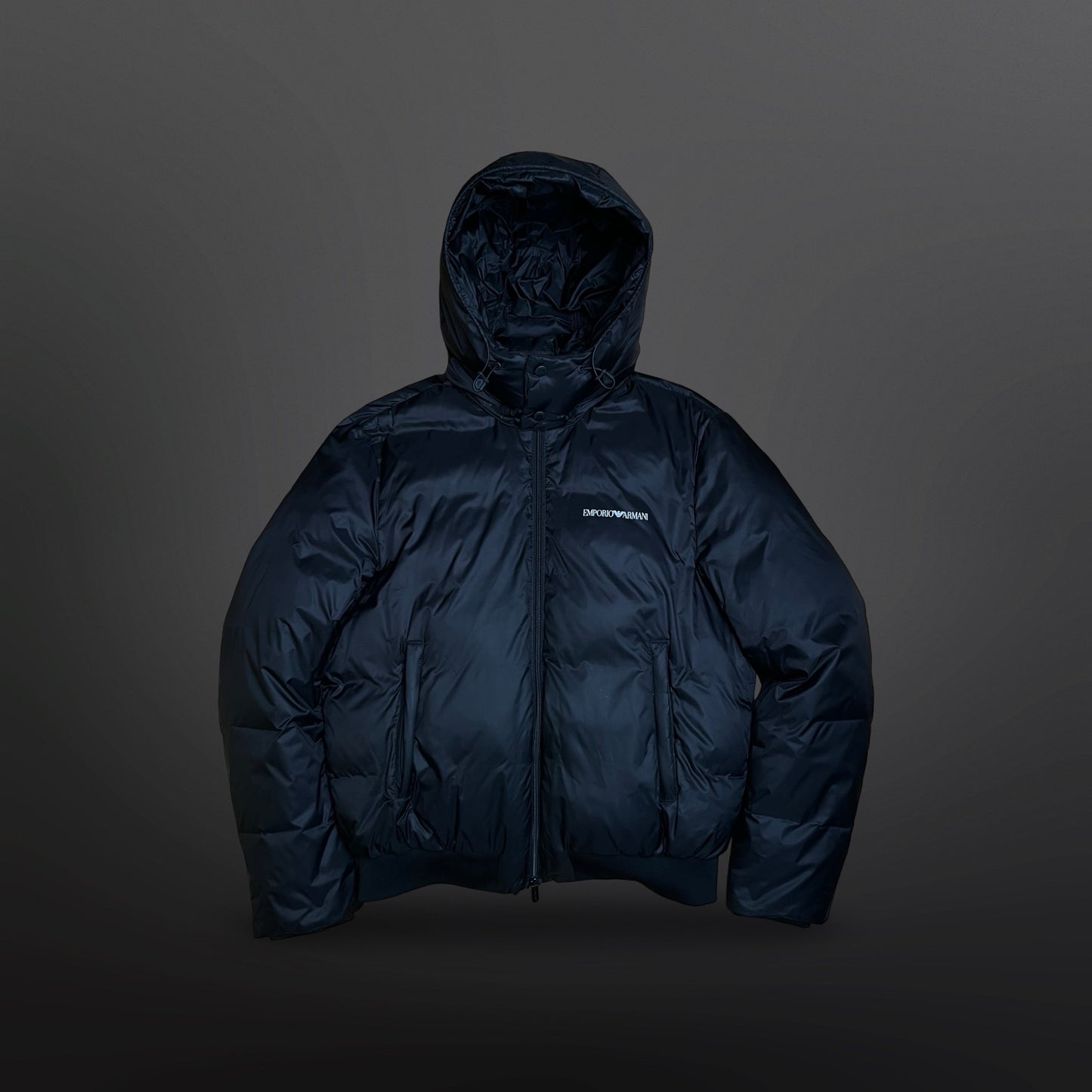 Emporio Armani Down Jacket Puffer Jacket – Sort – Str. Small