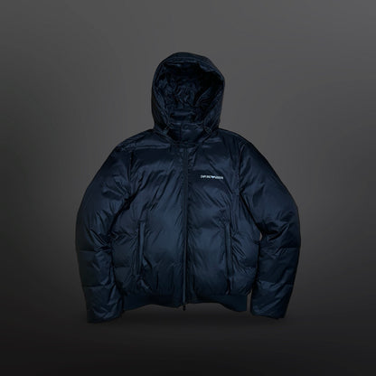 Emporio Armani Down Jacket Puffer Jacket – Sort – Str. Small