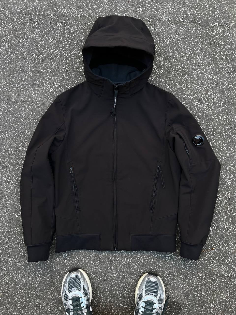 C.P.Company Soft Shell R Sort Medium 48 Brugt