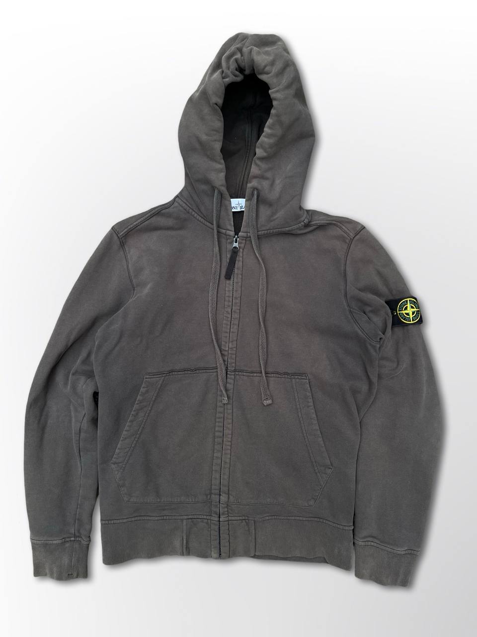 Stone Island Zip Up Hoodie Hættetrøje Medium herre Brugt