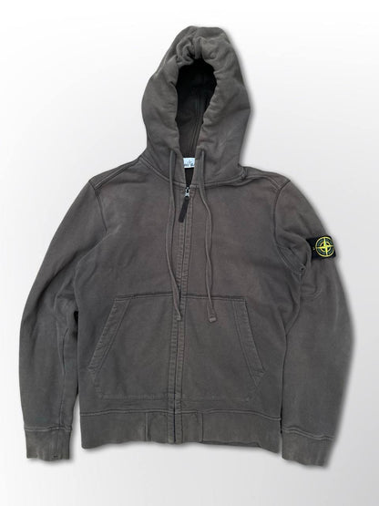 Stone Island Zip Up Hoodie Hættetrøje Medium herre Brugt