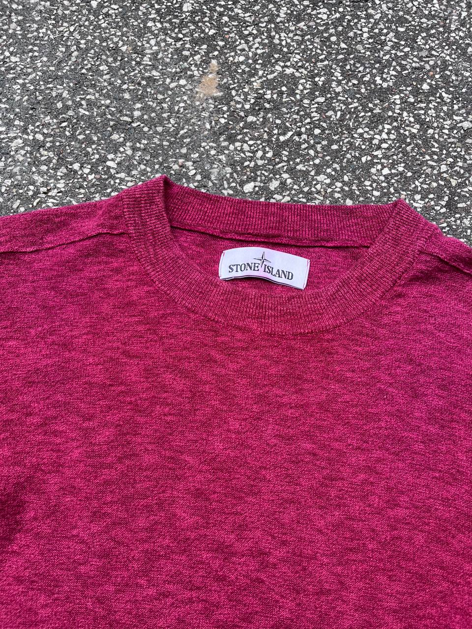 “Brugt uld Sweater Sweatshirt Stone Island i uld i XL i rød farve 691554482”