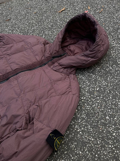 Stone Island Dunjakke Puffer Bordeaux L Large