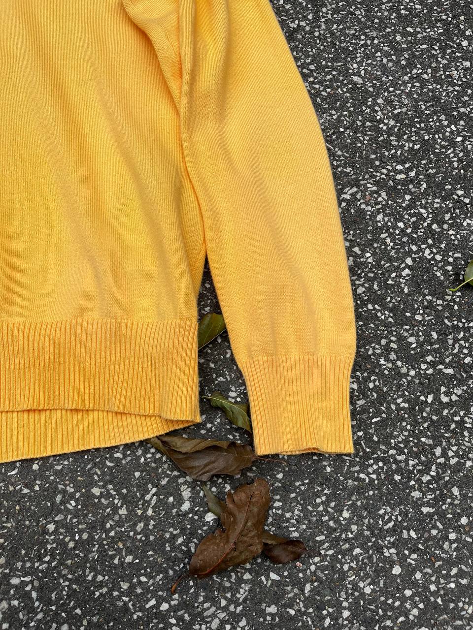 “Brugt uld Sweater fra Stone Island i gul farve XL Herre Mænd”