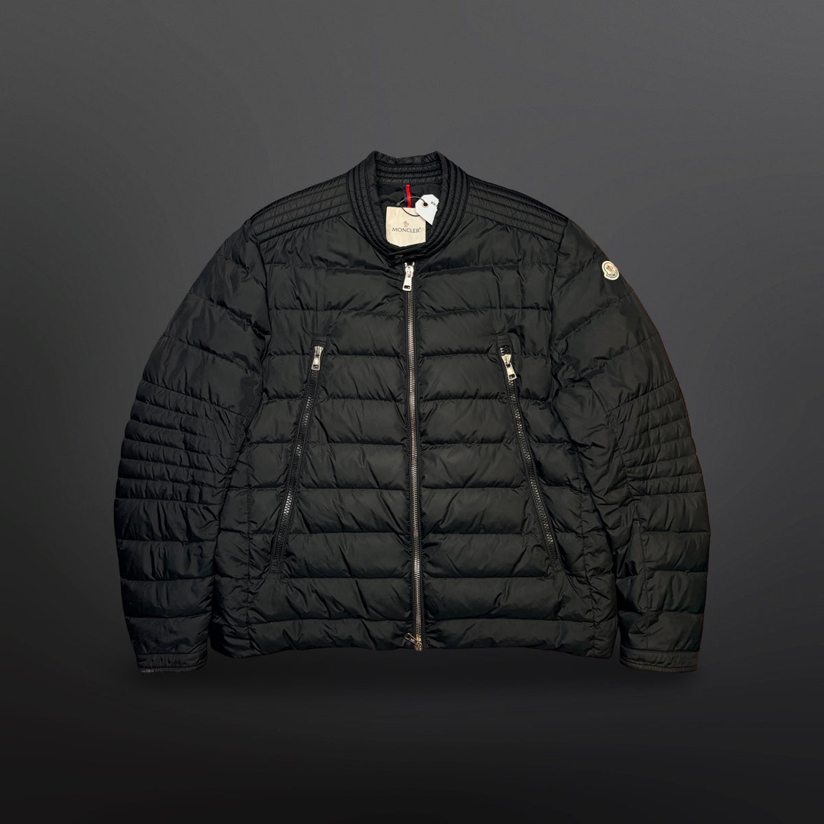 Moncler Quilted Down Jacket – Black – Size 7 / Fits XXL