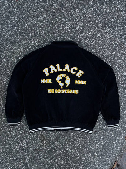Palace Cord Bomber Black Sort Jakke XL