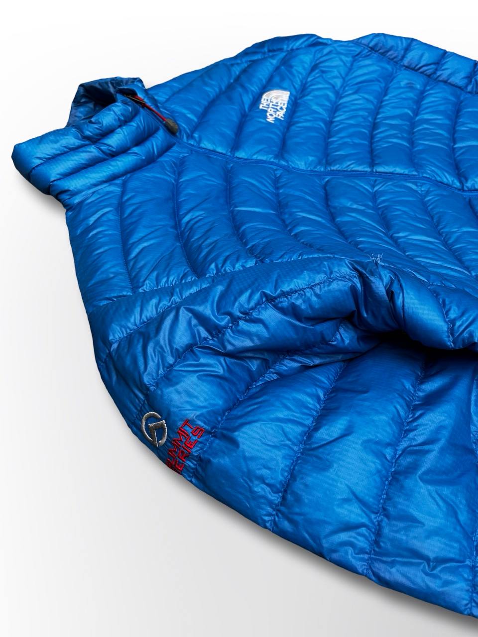 Brugt Used The north face Puffer goose down varm vinterjakke micropuffer S small mænd herre i Blå