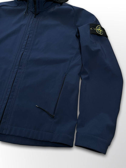 Brugt Jakke Softshell-R Stone Island i Mørkeblå Navy L large