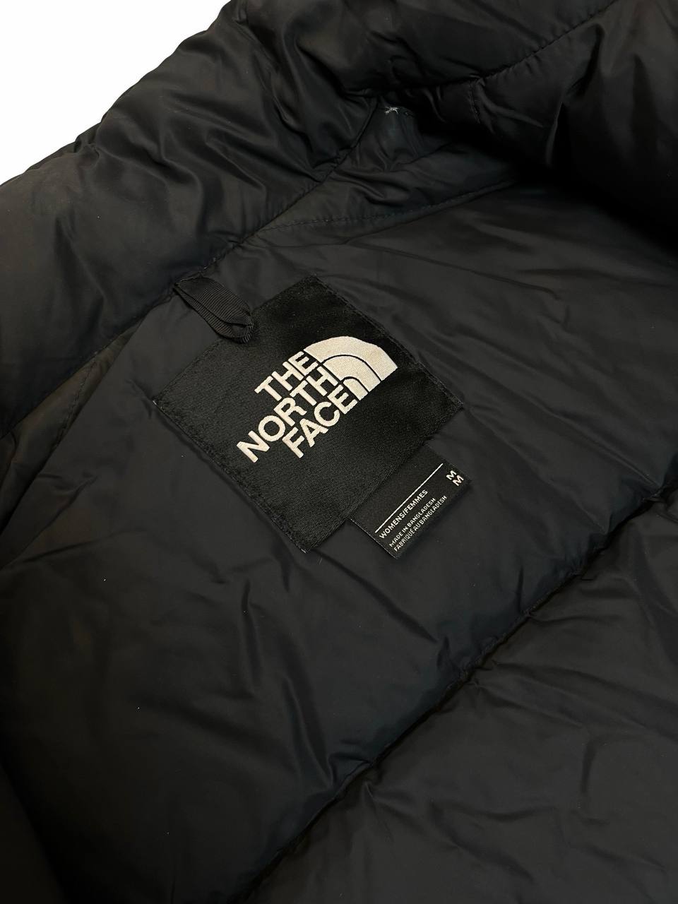 Brugt Used Dunjakke The North Face Nuptse 700 i sort M medium Dame kvinde