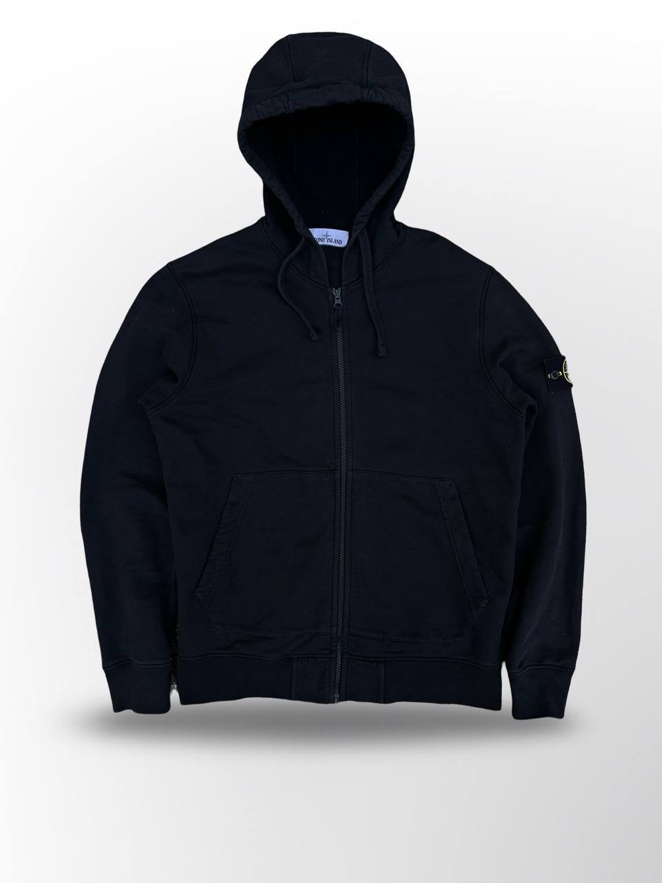 Stone Island Zip up hoodie Hættetrøje Sort Large L