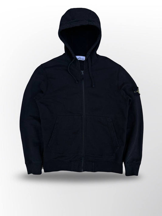 Stone Island Zip up hoodie Hættetrøje Sort Large L