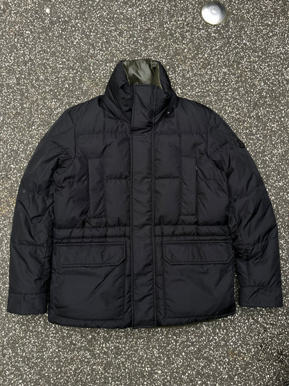 Moncler Guerin Vinterjakke Reversible Vendbar Puffer Sort Grøn M Medium