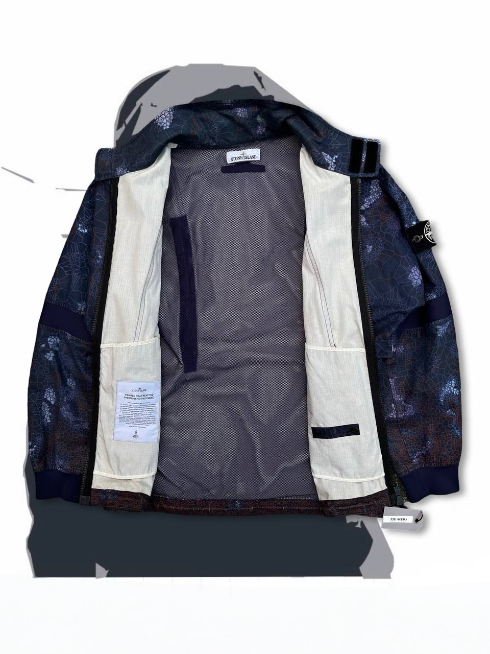 Vindbreaker Stone Island Heat Reactive Used Brugt Jakke Vest 2in1 Ice Jacket i L large
