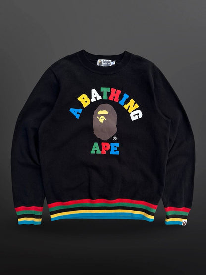 A Bathing Ape Bape Sweatshirt Sort S Small Brugt Used