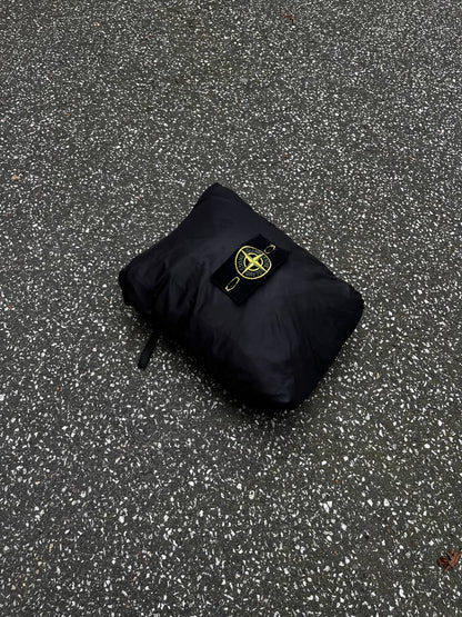 Stone Island Vest Micro Rip Stop 7 Sort Black M Medium Packable