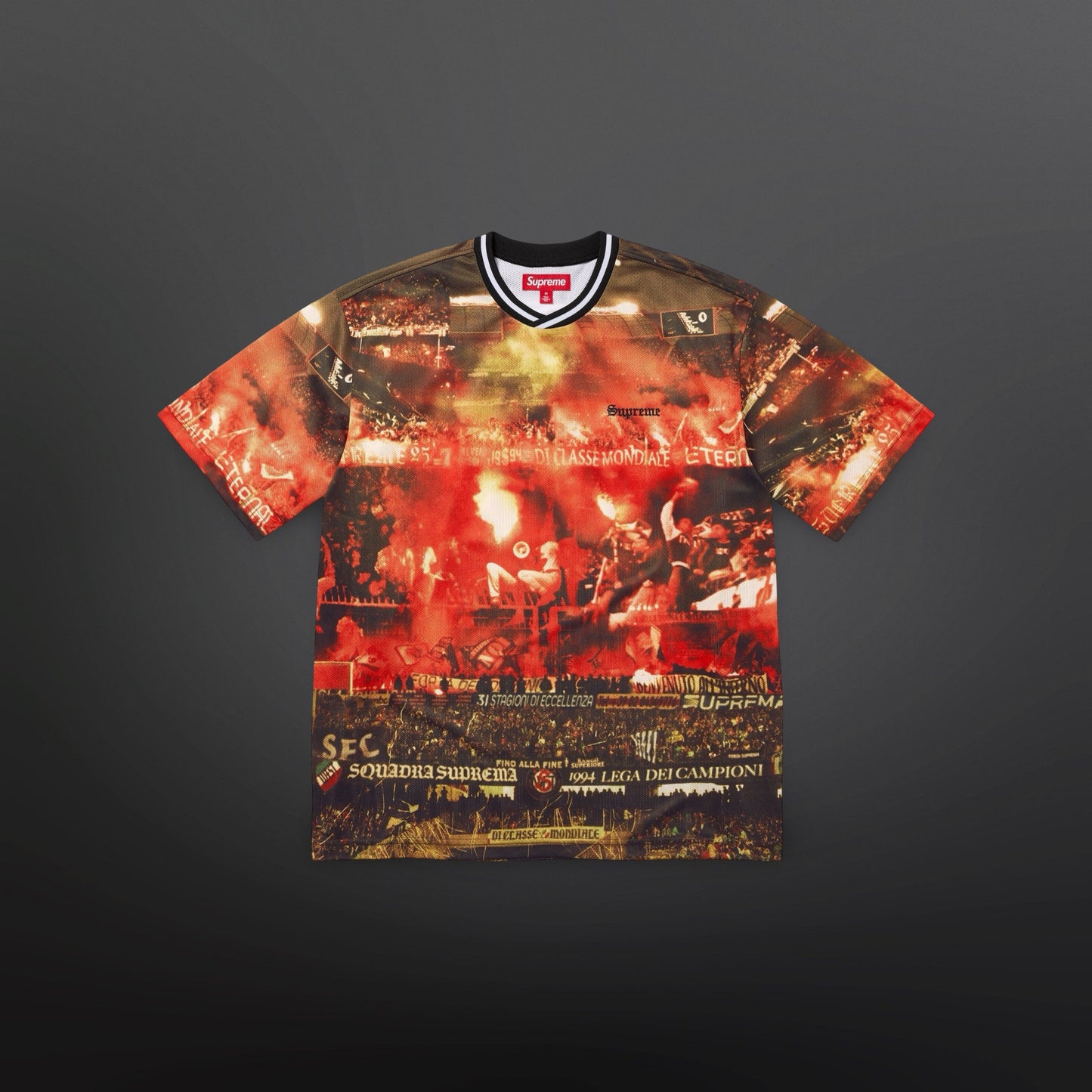Supreme Vinci Per Noi Soccer Jersey – Multicolor (Large) Brand New