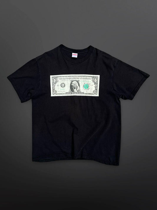 Supreme T-Shirt Sort Black One Zillion Dollars L Large FW17
