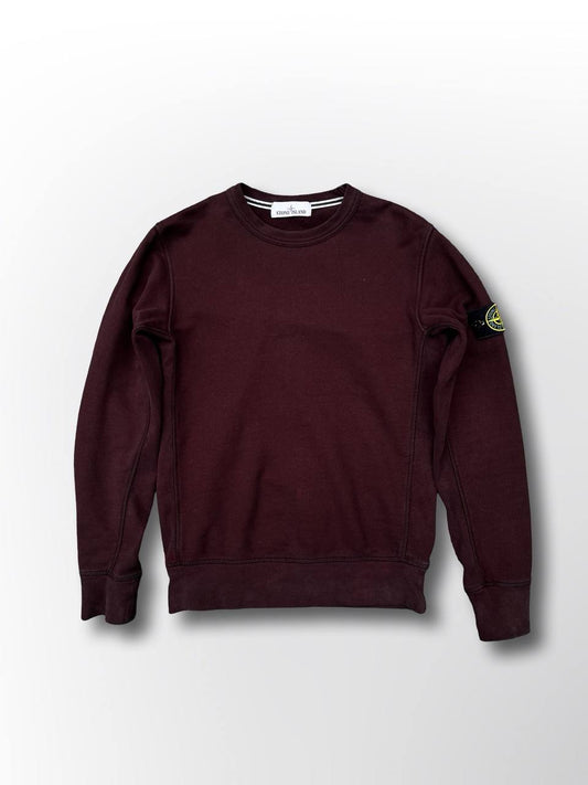 “Brugt Sweatshirt Stone Island i bordeaux i S Small 631565320”