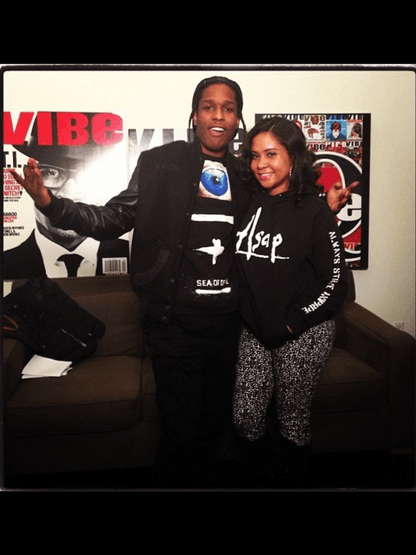 Raf Simons A$AP Rocky  Sweatshirt Sea Of Desire M Medium Sort Black 12AW