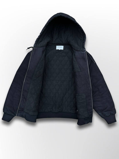Brugt Carhartt Active Jacket Vinterjakke i sort farve med 3M fleece insulation L large Herre