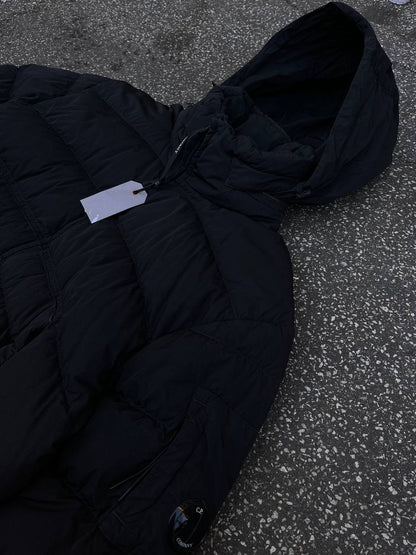 C.P. Company Eco-Chrome R vinterjakke dunjakke Medium sort brugt