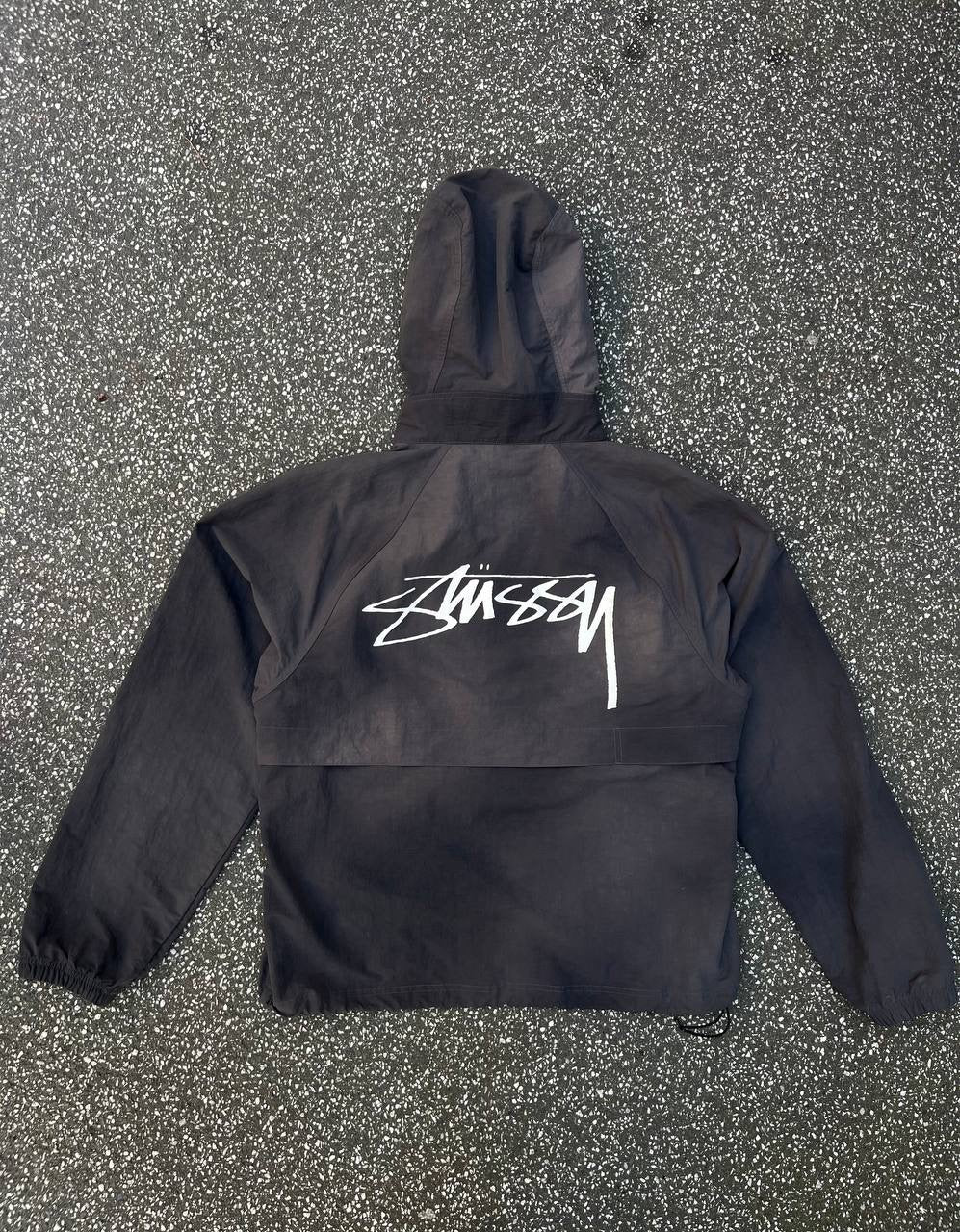 Stussy Beach Shell Jacket Faded Grå L Large