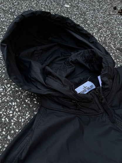 Stone Island Jakke Sommerjakke Garment Dyed Crinkle Reps Ny 721543230 Sort Black S Small