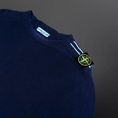 Stone Island Navy Knit Sweater – L (ART. 501554D2/1924)