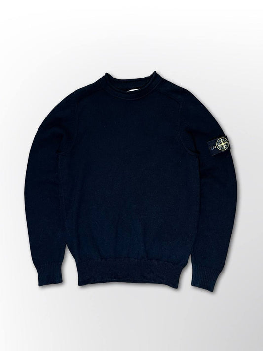 Brugt Used Stone Island Sweater i Sort Farve S Small