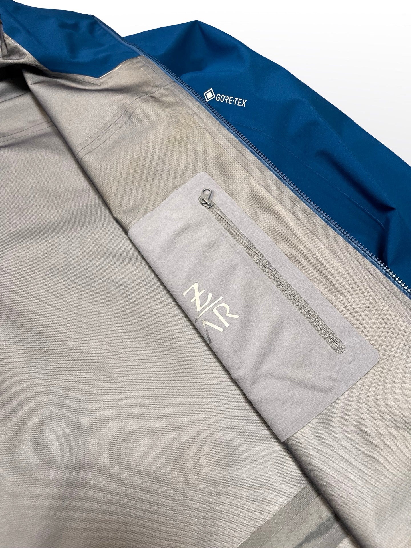 Brugt Arc’teryx Arcteryx Zeta AR Gore-tex Goretex skaljakke i M medium Herre i blå farve