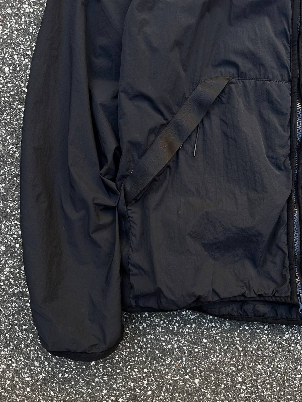 Brugt C.P. COMPANY Polartec Padded jacket / jakke Black / Sort i XL 56