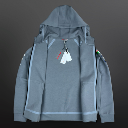 Prada Luna Rossa Pirelli Team Hoodie – Grå Str. XL