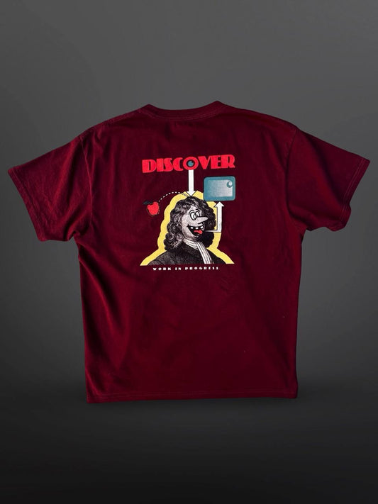 Carhartt T-Shirt Discover M Medium Burgundy Brugt Used
