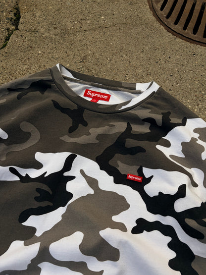 Supreme Small Box L/S Tee “Snow Camo” – SS25 – XL