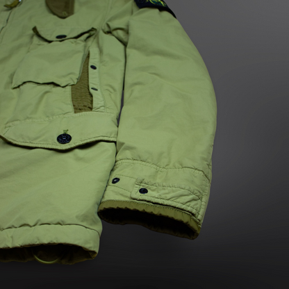 Stone Island David-T Jacket – Light Olive / Mustard Small