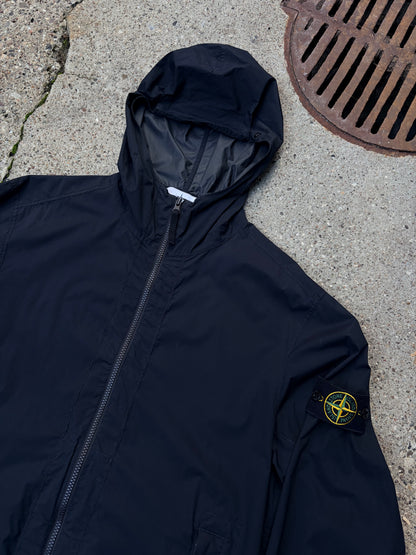 Stone Island Skin Touch Nylon-TC Hooded Jacket Dark Navy – Medium