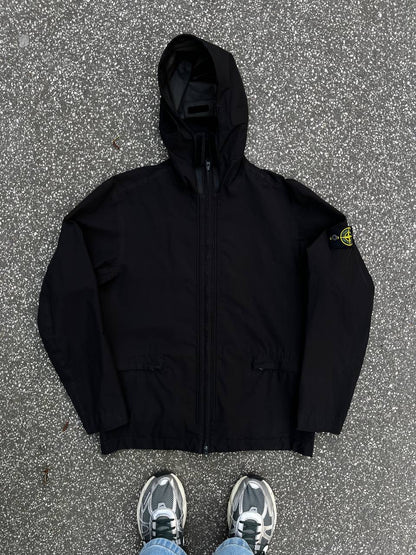 Stone Island Regnjakke Gore-Tex  Paclite L Large Sort