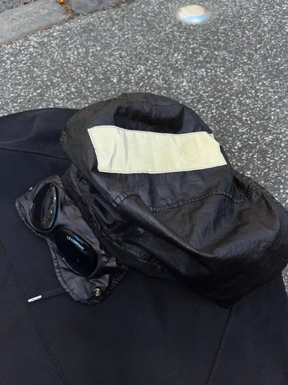 C.P. Company Google Hoodie Hættetrøje Reflective Sort M Medium Brand New