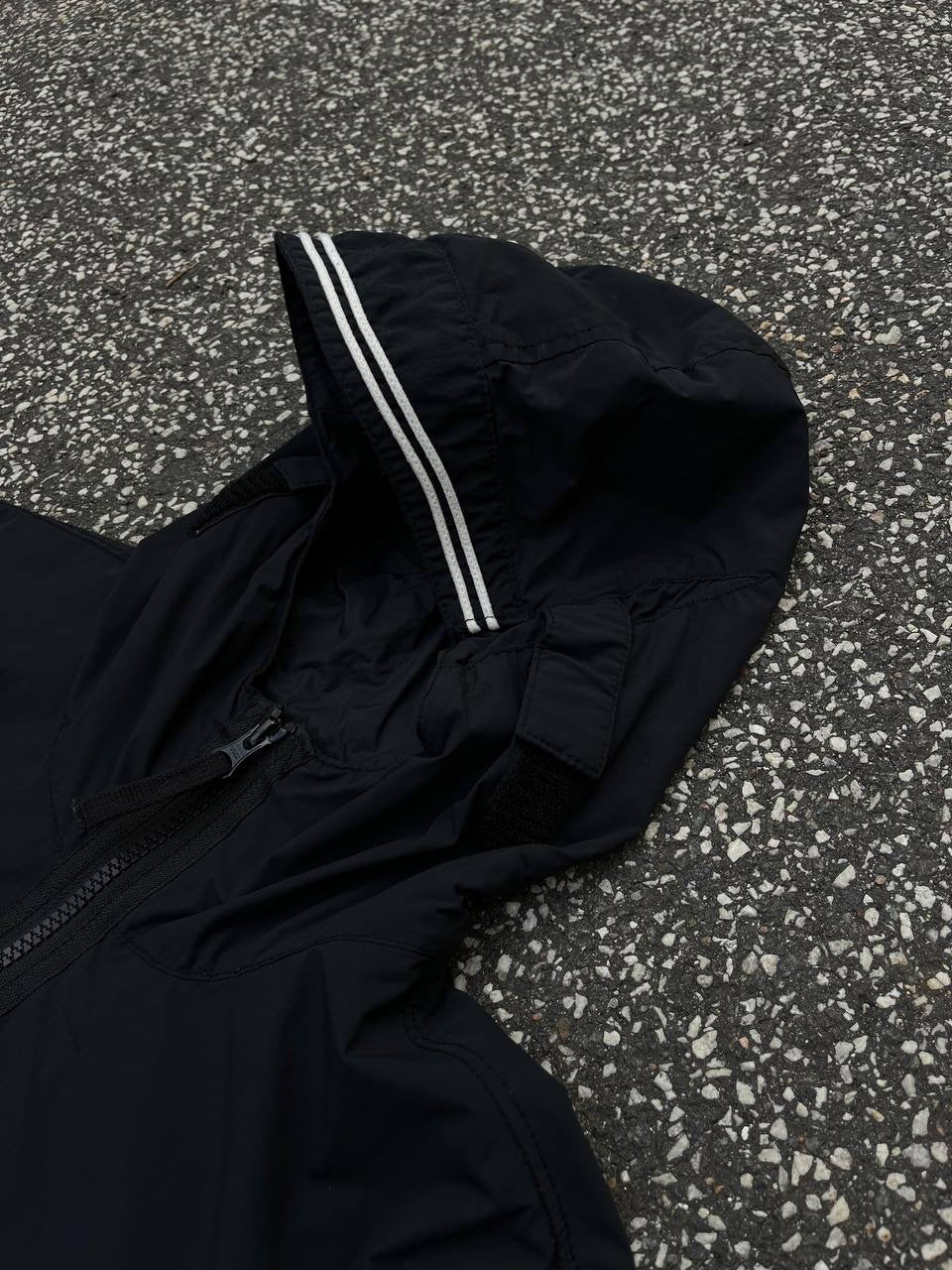 Stone Island Windbreaker Skin Touch Nylon Sort Black S Small