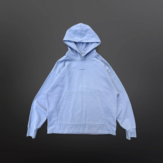 Acne Studios Logo Hoodie – Baby Blue (XS fitter XL)