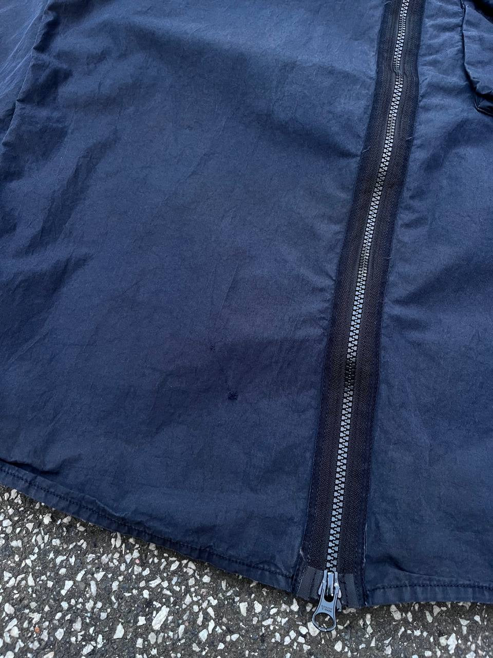 Stone Island Overshirt Navy Marineblå Sommerjakke L Large Brugt Used